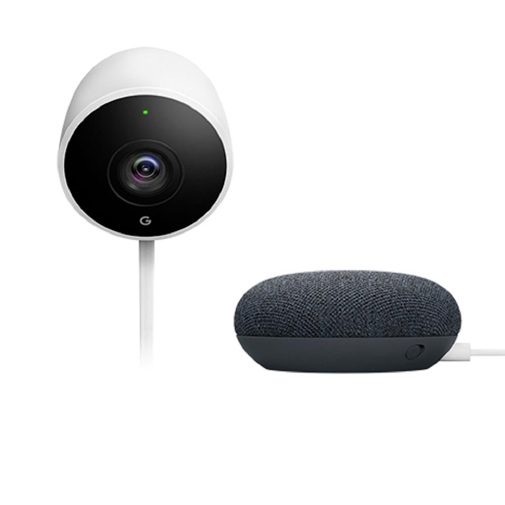 nest cam iq outdoor with google home hub