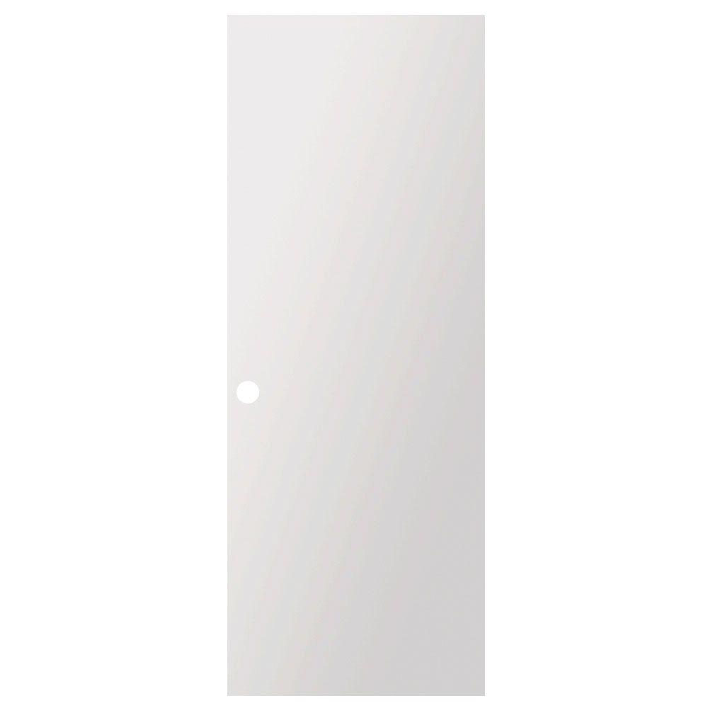 Steves Sons 24 In X 80 In Flush Hollow Core Primed White Pre Bored Composite Interior Door Slab