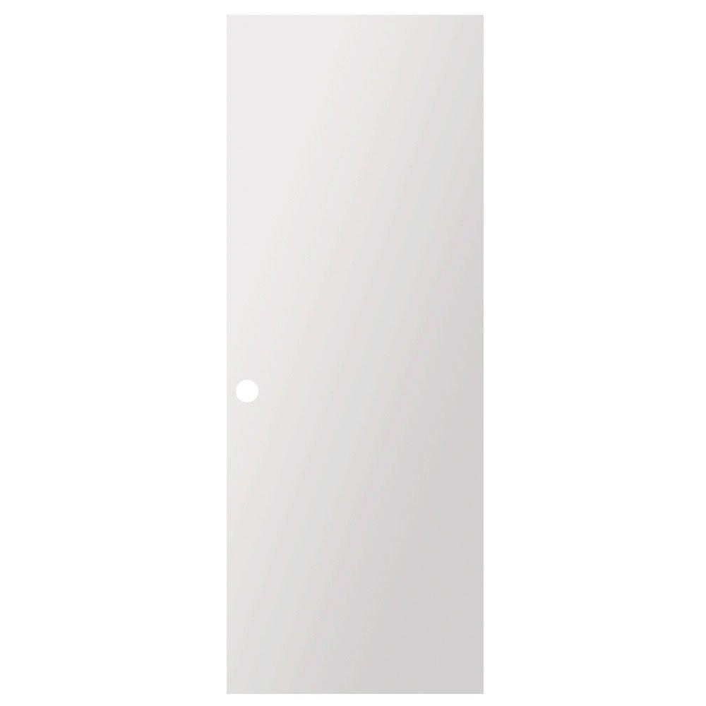 Steves Sons 30 In X 80 In Flush Hollow Core Primed White Pre Bored Composite Interior Door Slab