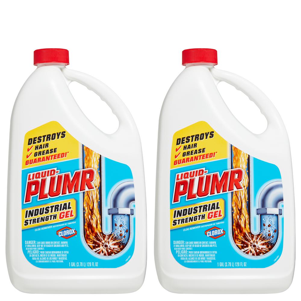 Liquid Plumr 128 Oz Industrial Strength Gel Drain Cleaner And Unclogger 2 Pack C 203197058 The Home Depot - Is Liquid Plumber Safe For Bathtubs Liquid Plumr 128 Oz Industrial Strength Gel Drain Cleaner And Unclogger 2 Pack C 203197058 The Home Depot - Is Liquid Plumber Safe For Bathtubs