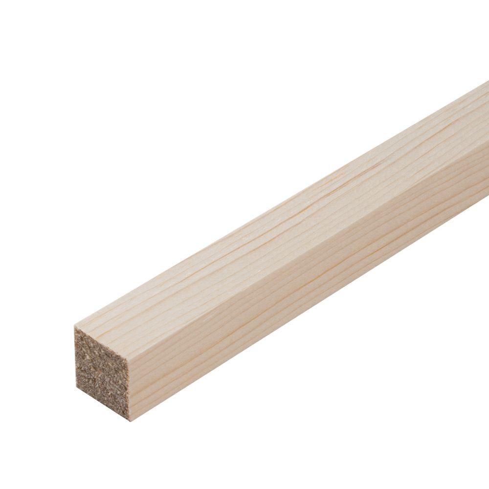 1 in. x 36 in. wood square dowel-hdw8316u - the home depot