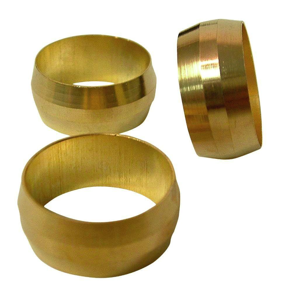 Sioux Chief 3/8 in. Brass Compression Sleeve907011003 The Home Depot