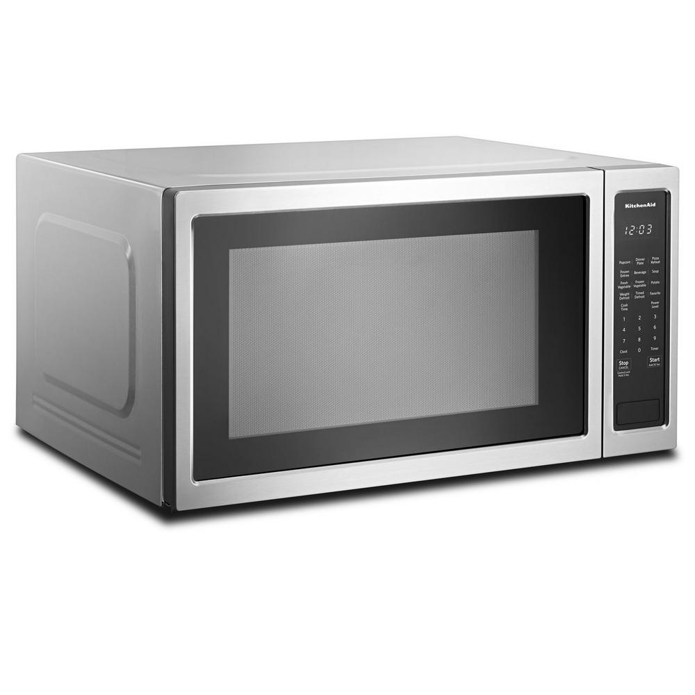 Kitchenaid Countertop Microwave Stainless Steel Kitchen Liances 7 Kitchenaid 2 20 Cu Ft Countertop Microwave In Stainless Steel