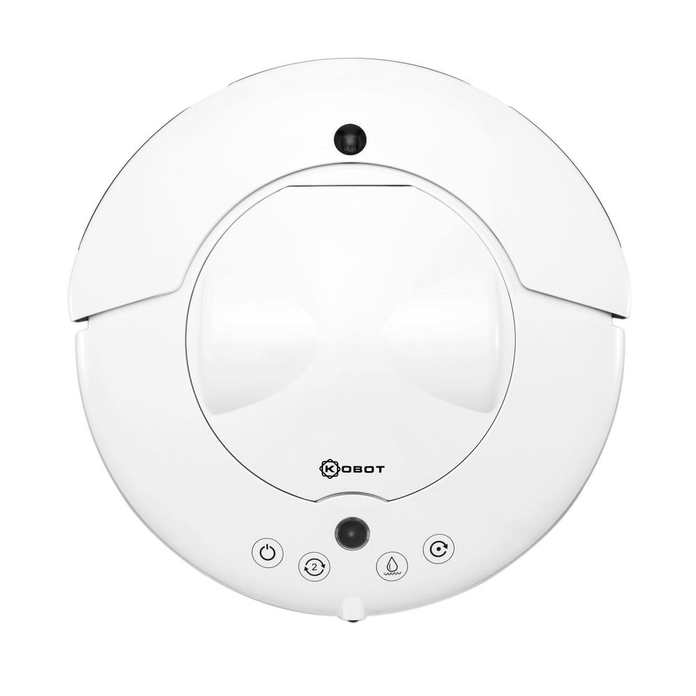 KOBOT Cyclone Series Robot Vacuum for Pet Hairs, Area Rugs and Carpets in White