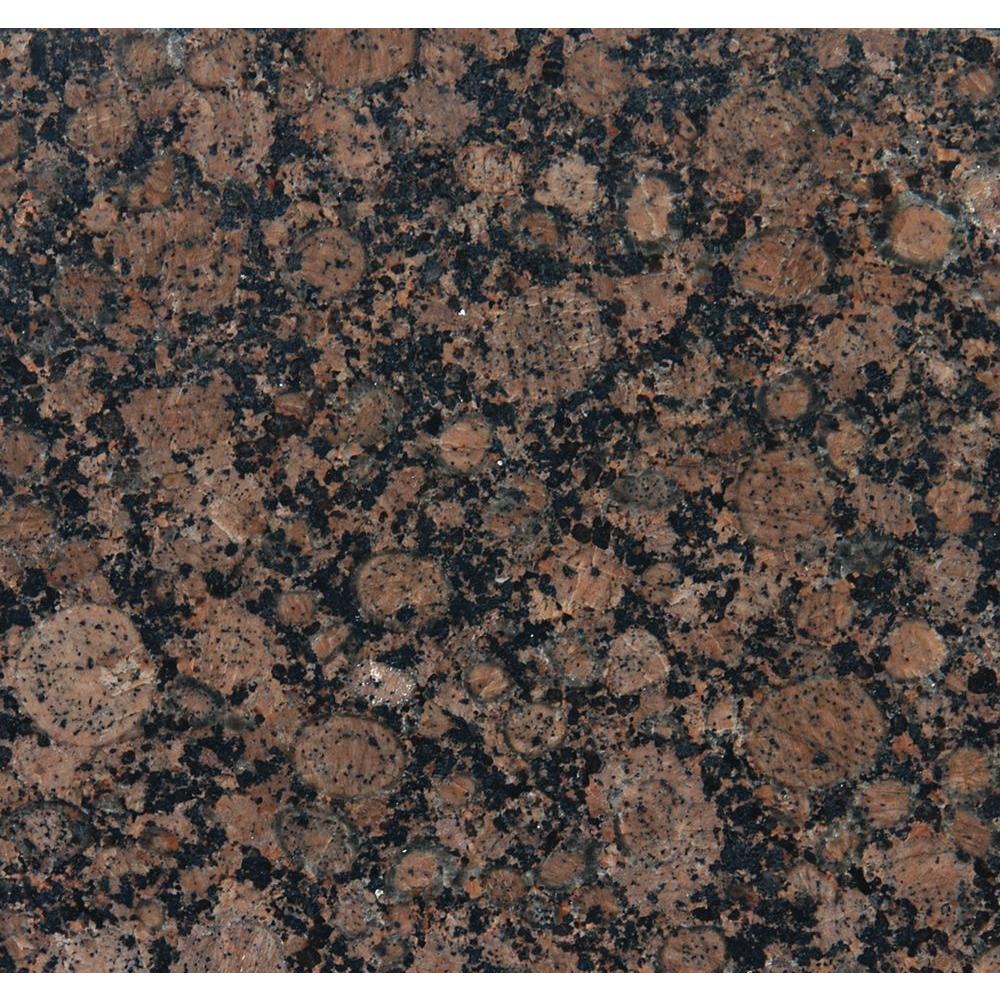 Baltic Brown Granite Tile Natural Stone The Home Depot Baltic Brown 18 In X Polished Granite Floor And Wall Tile