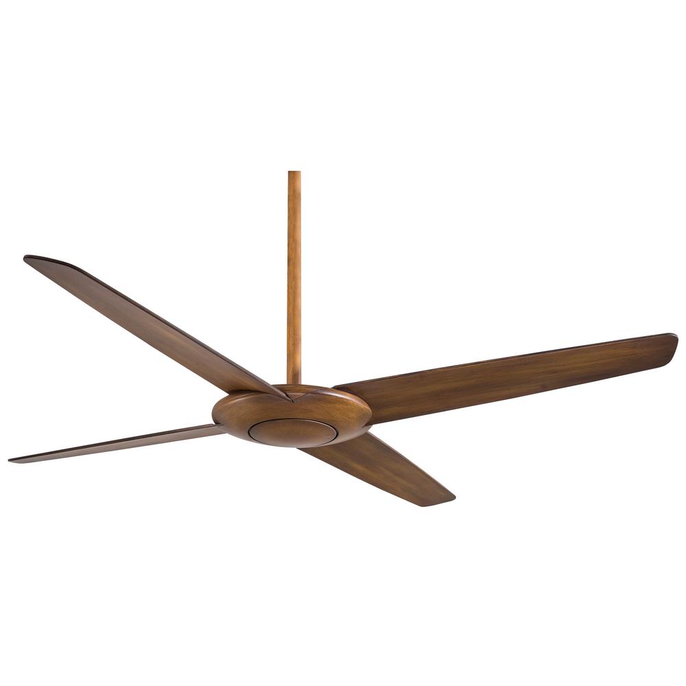 Minka Aire Pancake 52 In Indoor Distressed Koa Ceiling Fan With Remote Control