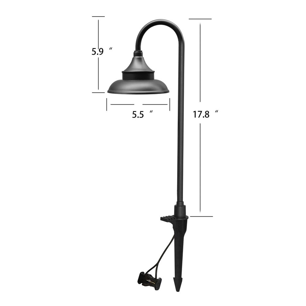 30 Watt Black Outdoor Integrated Led Landscape Path Light Kit Integrated Led Landscape Path Light Kit