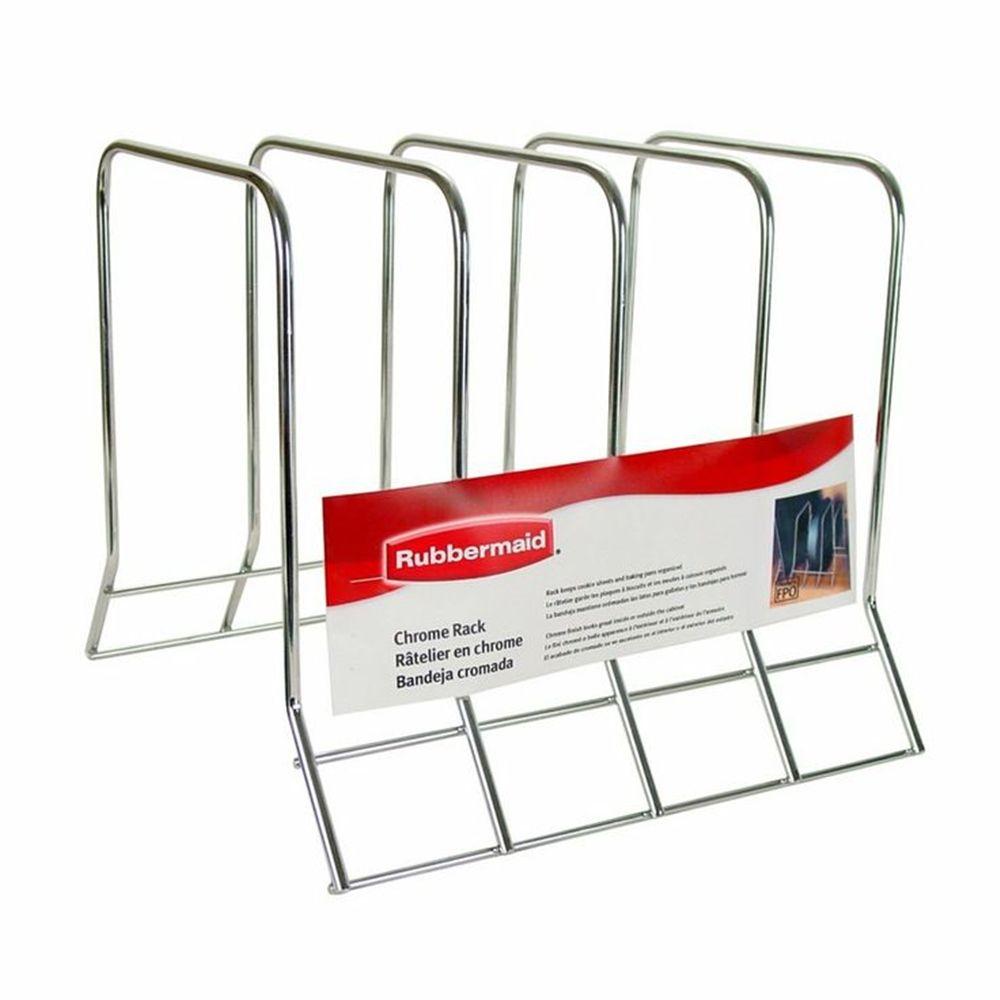 Rubbermaid Chrome Organizer Rack Fg1a65rdchrom The Home Depot