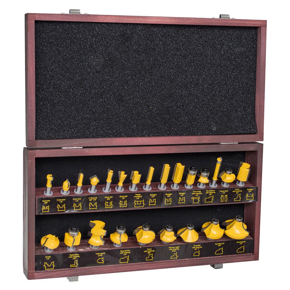70 Bits Professional Quality Router Bit Set Carbide 1/2