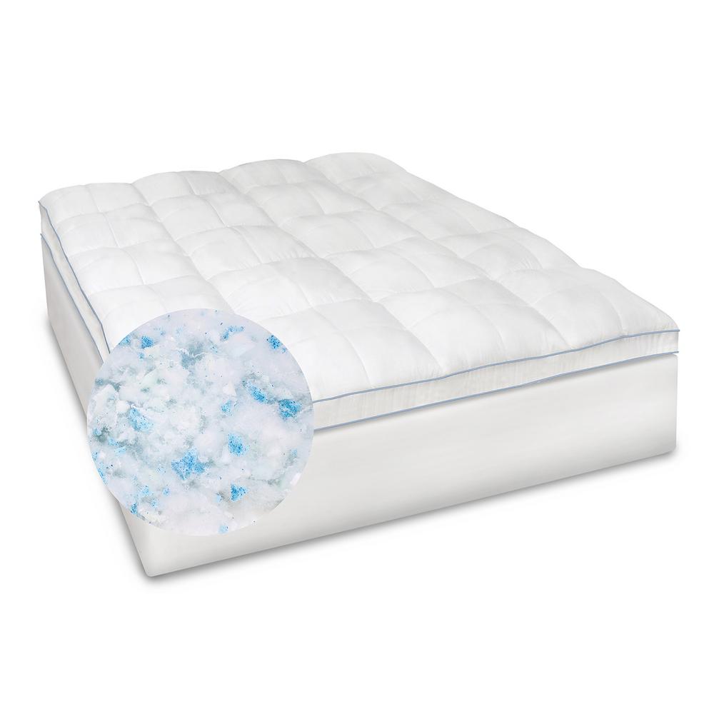 BioPEDIC Blended Memory Foam King Mattress Topper-94137 - The Home Depot