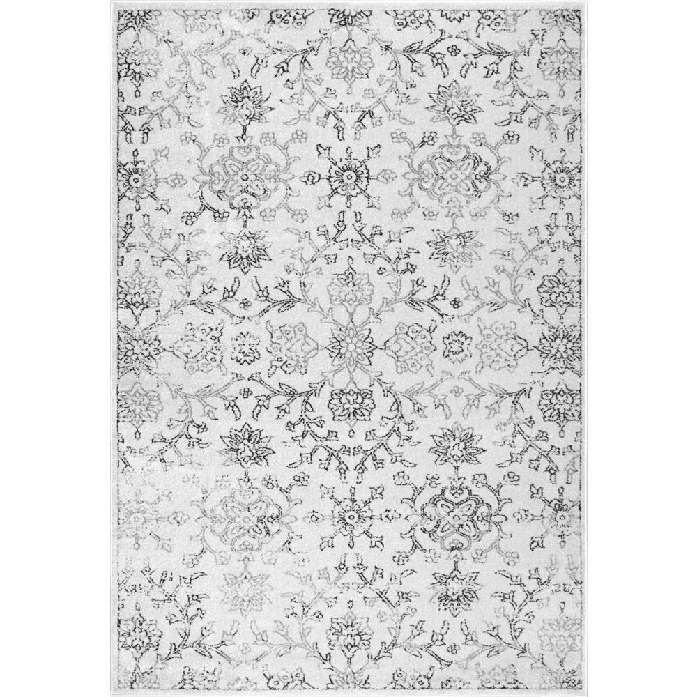 Nuloom Vintage Conover Grey 8 Ft X 12 Area Rug