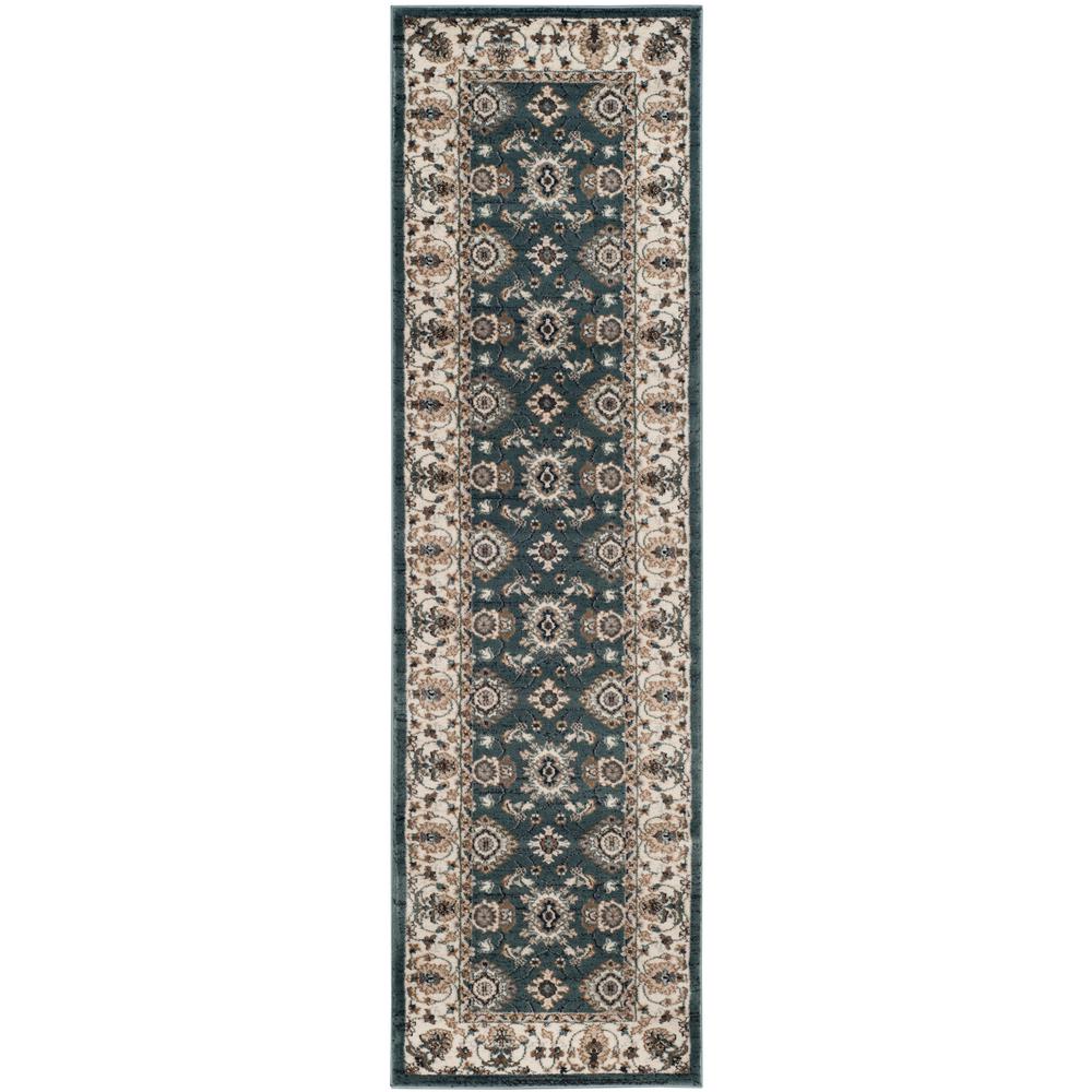 Safavieh Lyndhurst Teal/Cream 2 ft. x 8 ft. Runner Rug-LNH332T-28 - The ...