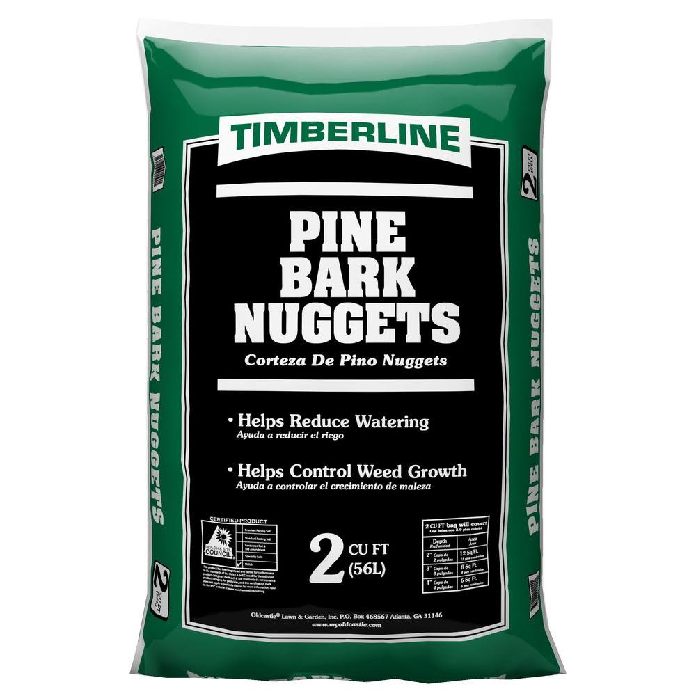 Timberline 2 cu. ft. Pine Bark Nuggets52055472 The Home Depot
