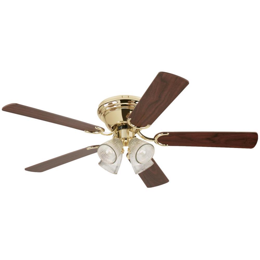 Westinghouse Contempra Iv 52 In Polished Brass Ceiling Fan