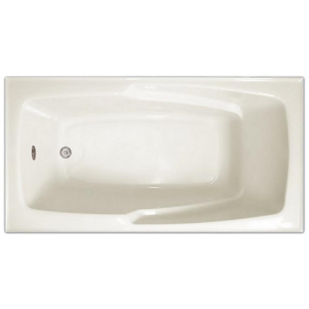 5 ft. Acrylic Rectangular Drop-in Non-Whirlpool Bathtub in ...