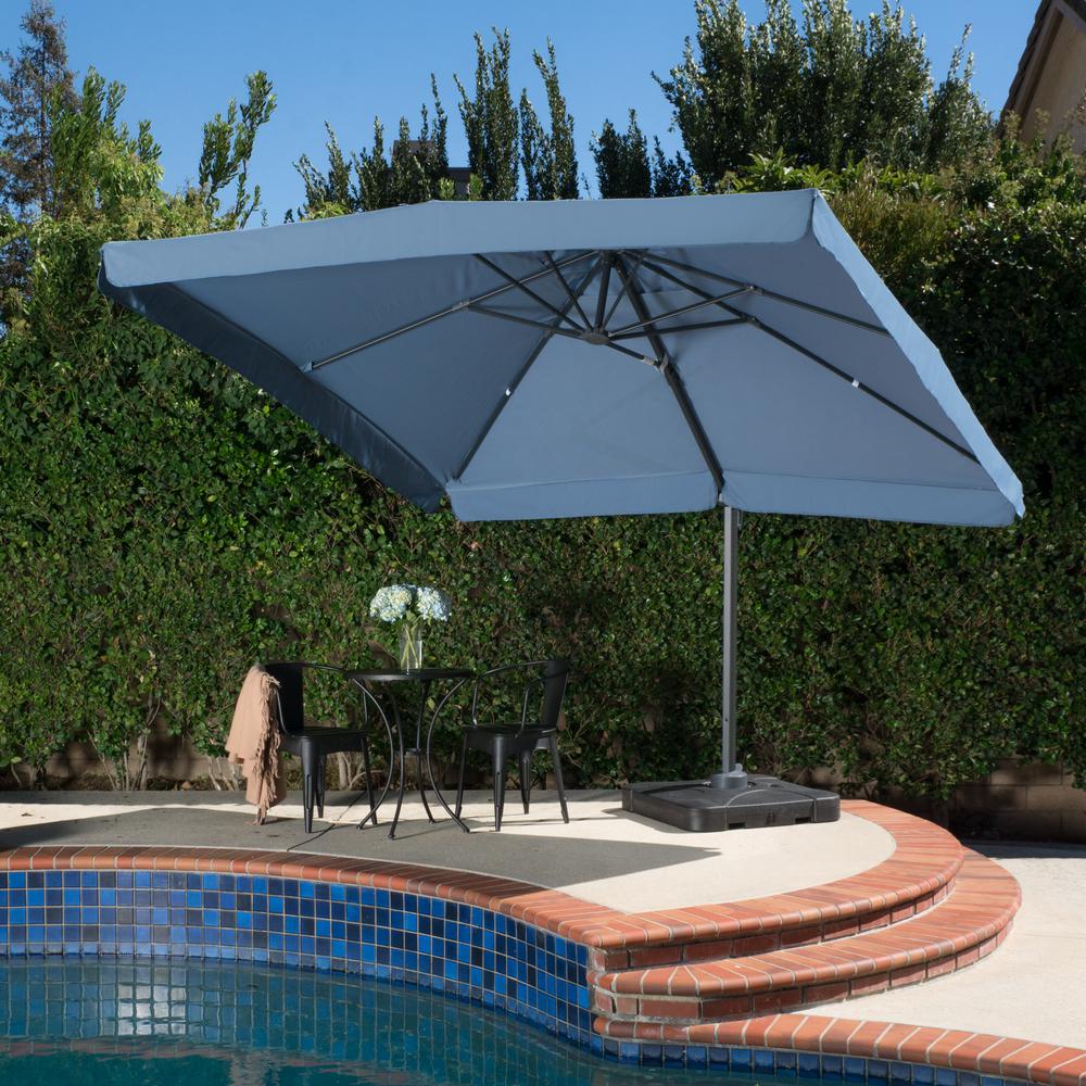 Noble House Merida 9 ft. Cantilever Patio Umbrella in ... on {keyword}