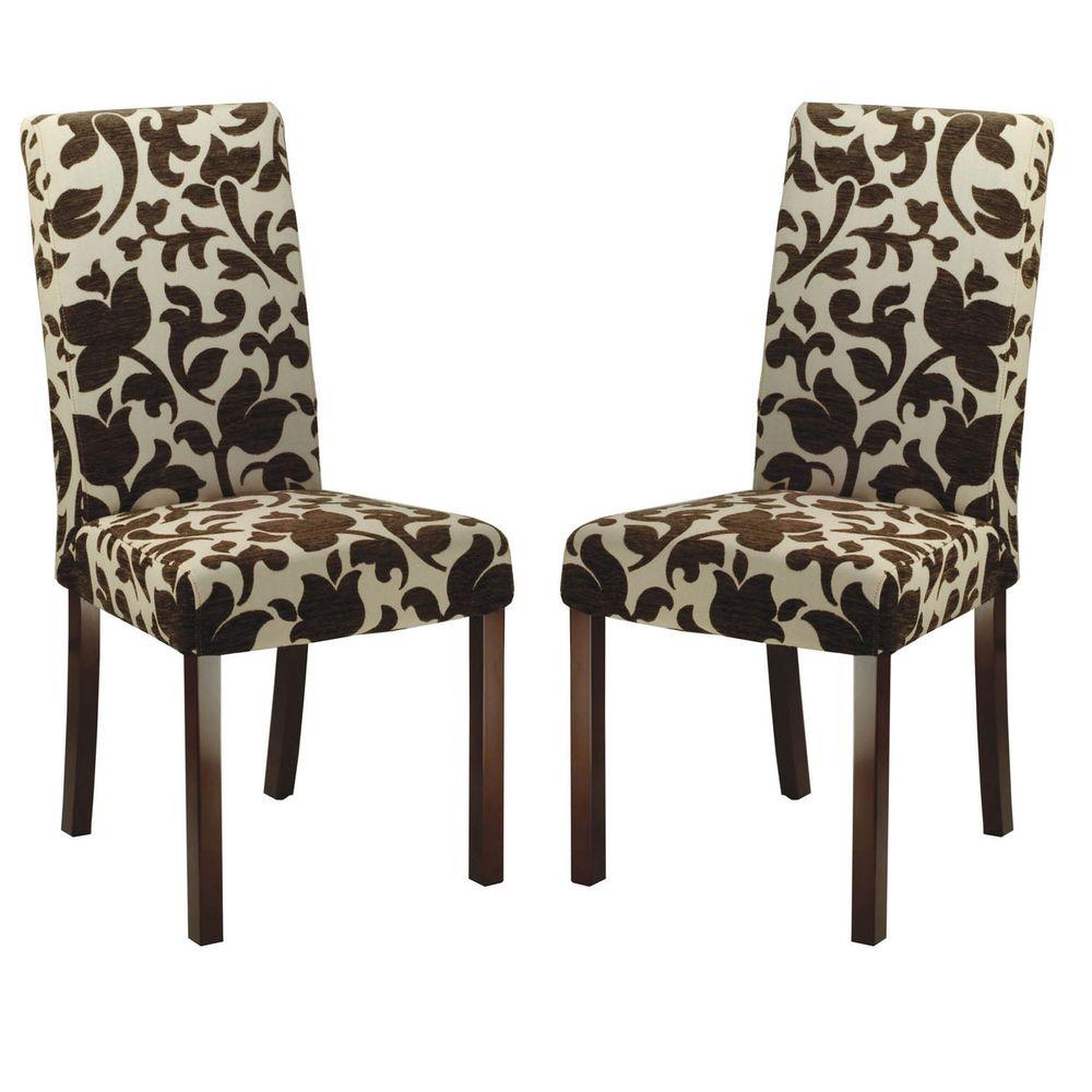 Safavieh Parsons Floral Print Dining Chair (Set of 2)-HUD8207A-SET2 ...