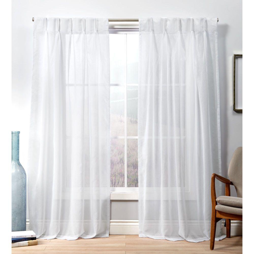 Polyester Pinch Pleats Curtains Drapes Window Treatments