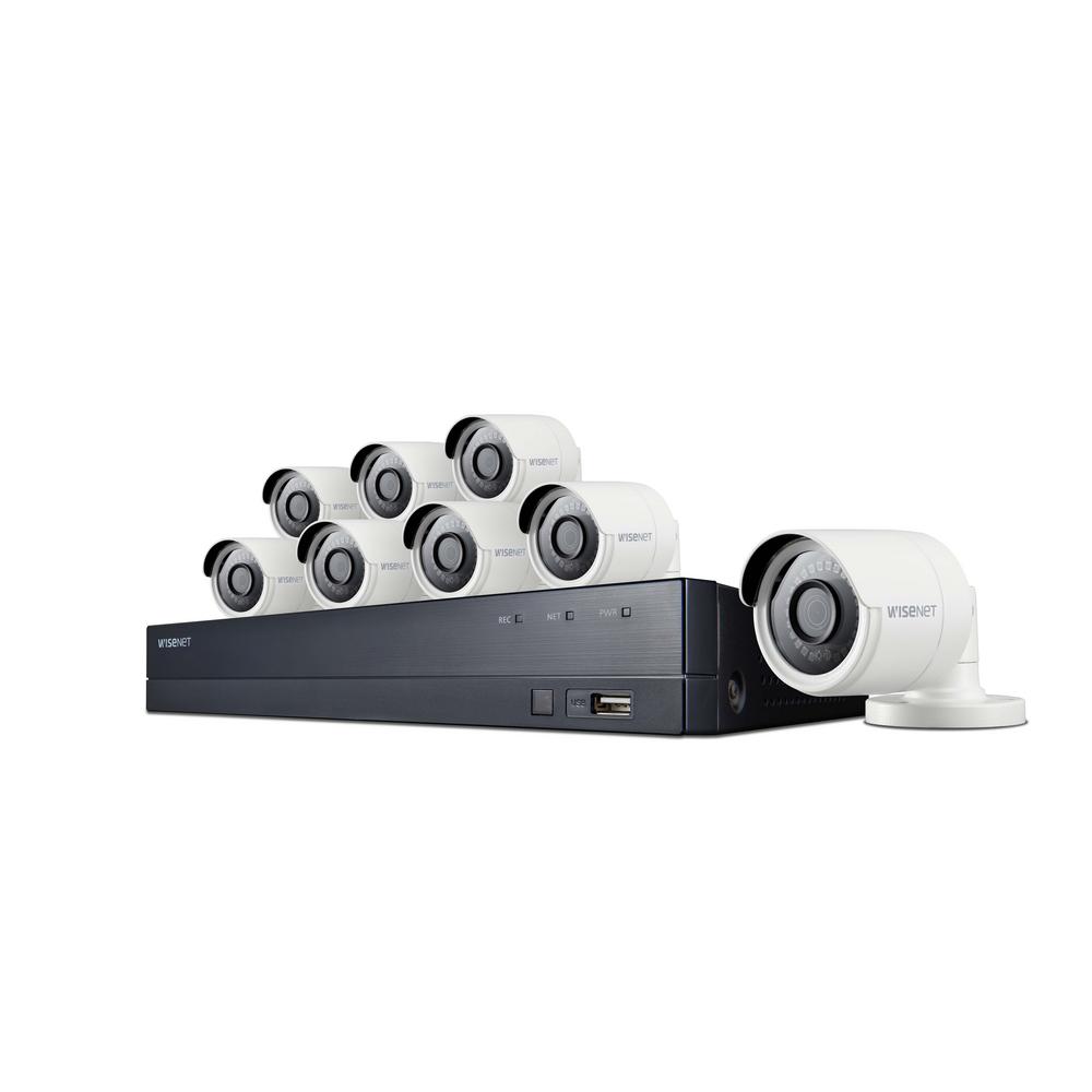 wired security camera system monitor