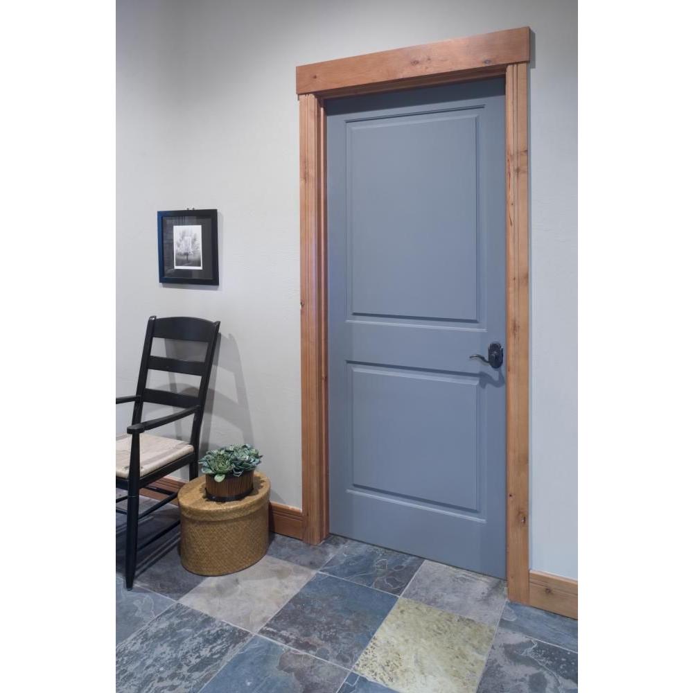 Jeld Wen 28 In X 80 In Primed Left Hand C2020 2 Panel Square Top