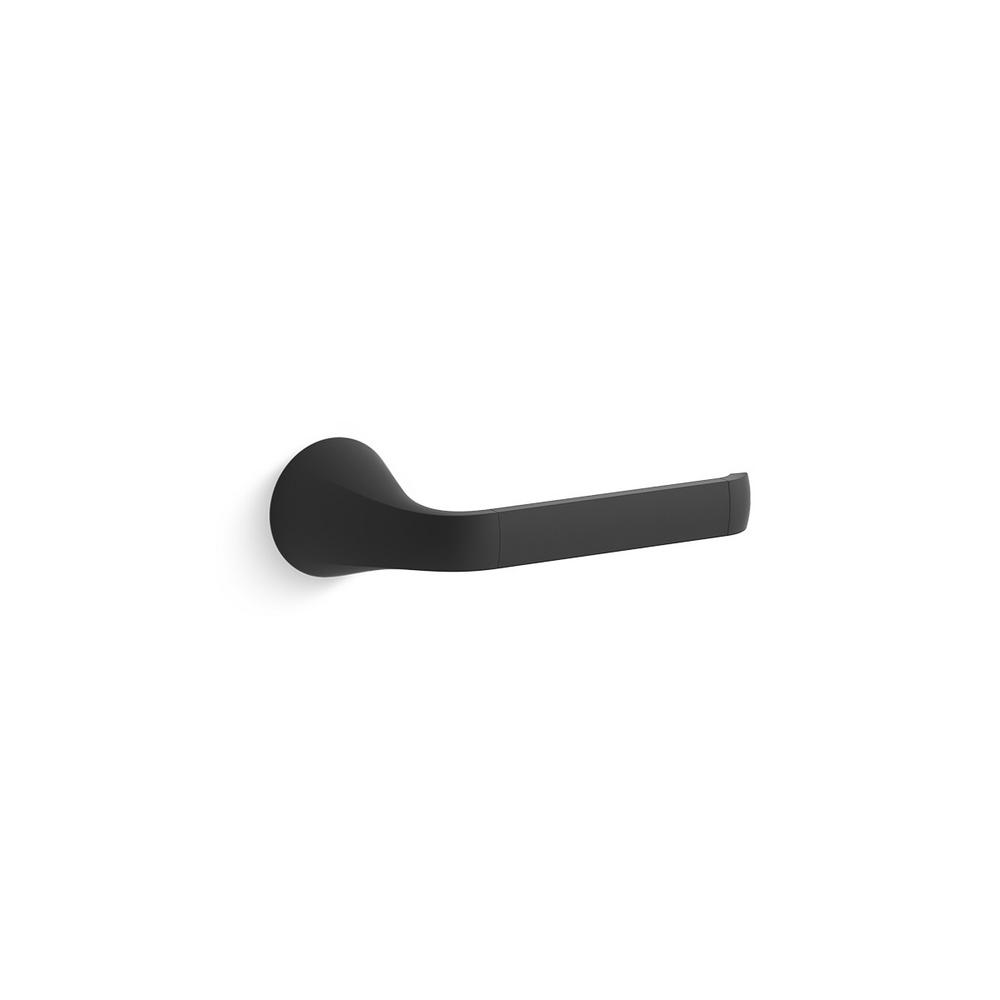 KOHLER Cursiva Toilet Paper Holder in Matte Black