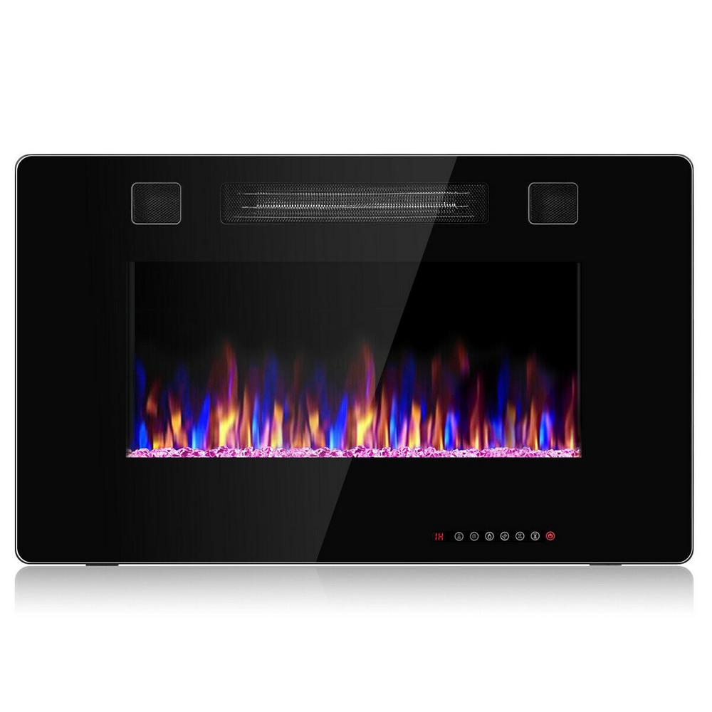 Boyel Living 30 In Recessed Ultra Thin Wall Mounted Or Insert Electric Fireplace Heater Black Wf Ep24702 The Home Depot - Thin Wall Fireplace Boyel Living 30 In Recessed Ultra Thin Wall Mounted Or Insert Electric Fireplace Heater Black Wf Ep24702 The Home Depot - Thin Wall Fireplace