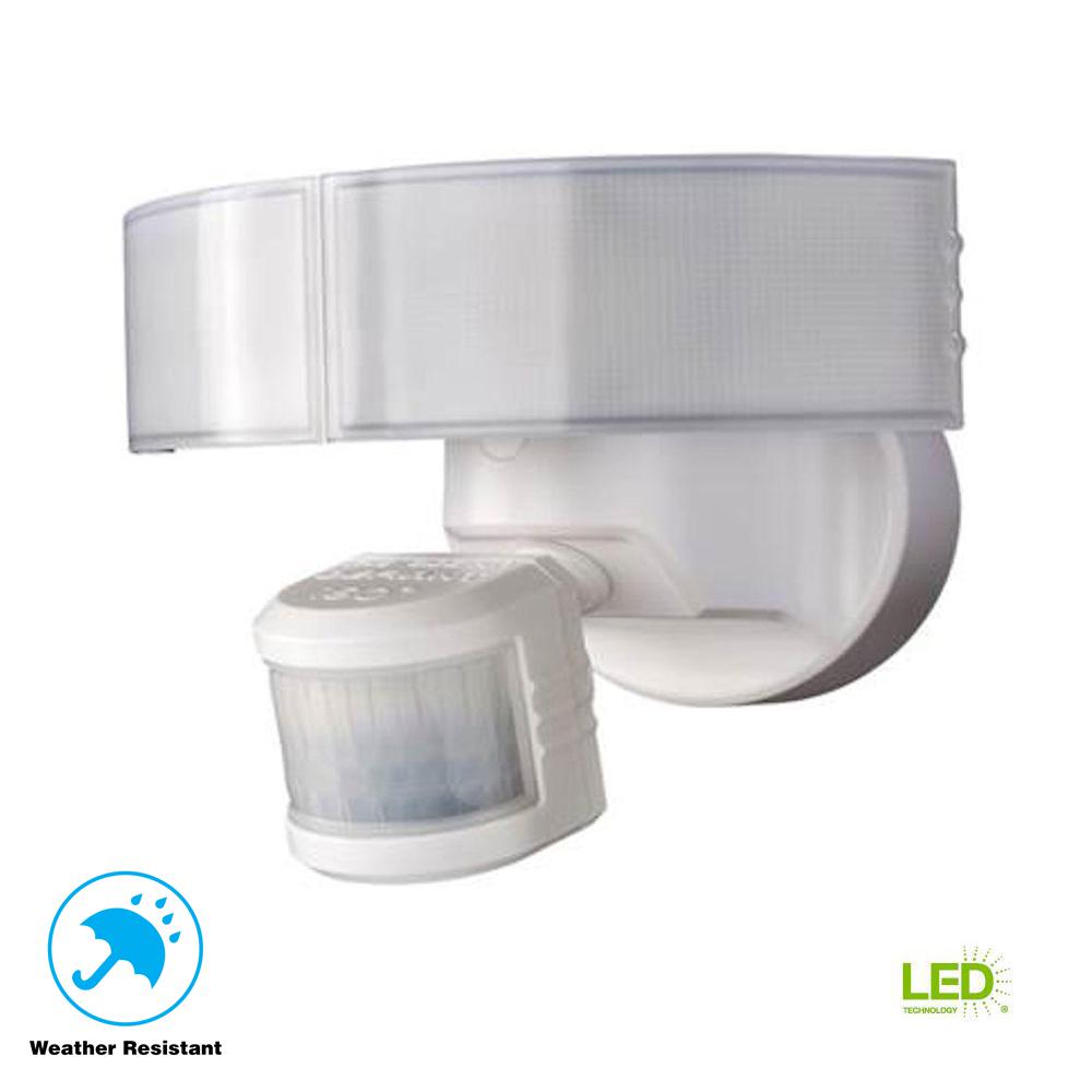 White Led Motion Outdoor Security Light, Best Led Outdoor Flood Lights With Motion Sensor
