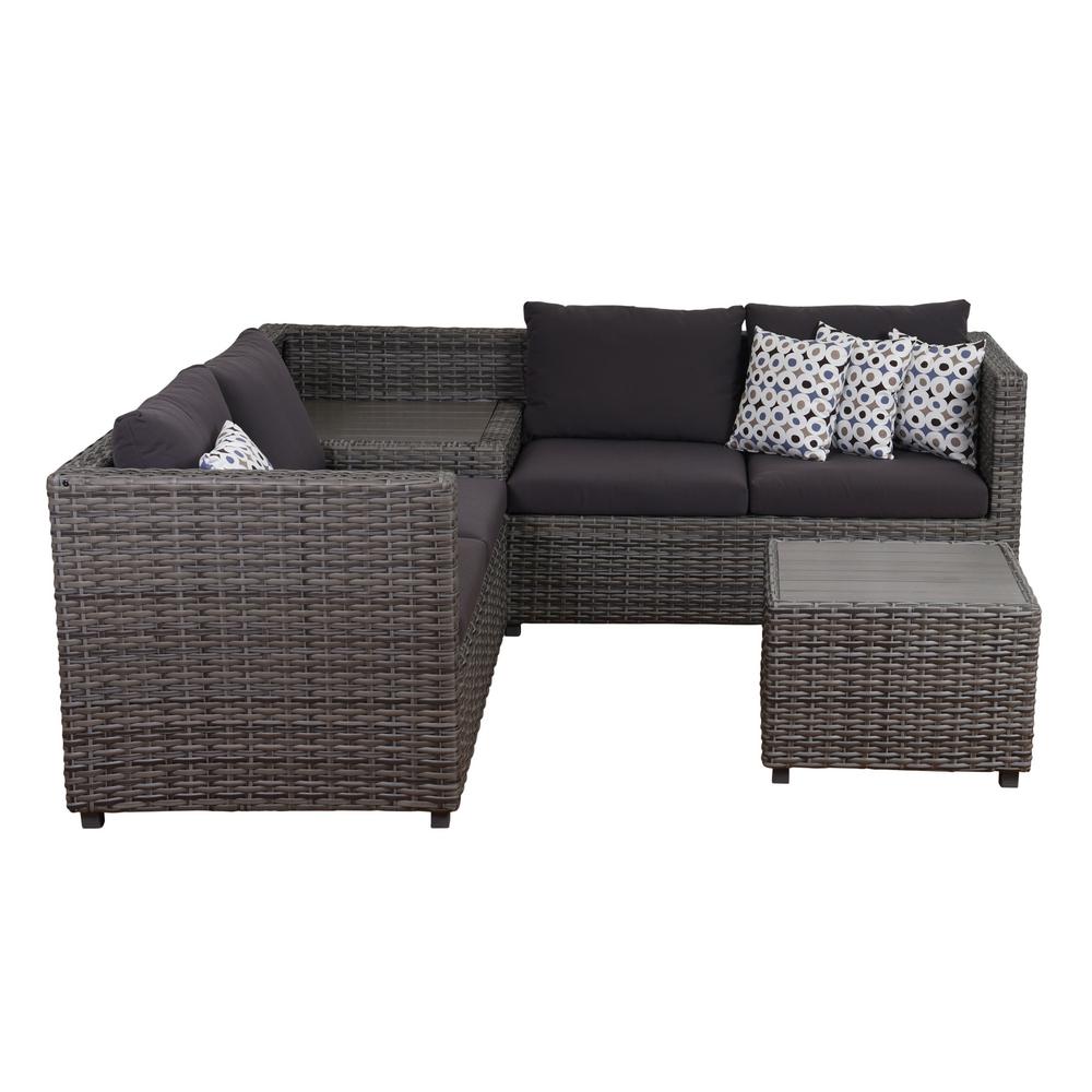 Outdoor Sectionals Outdoor Lounge Furniture The Home Depot