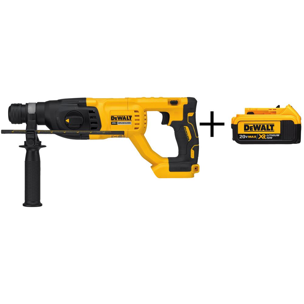 DEWALT 20Volt MAX XR LiIon 1 in. Cordless SDSplus Brushless DHandle