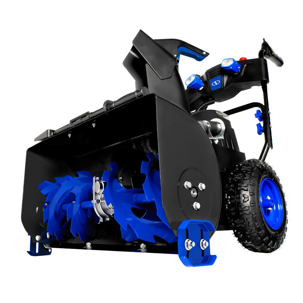 Snow Joe 24 inch Cordless Electric Self-Propelled Dual-Stage Snow Blower with... by Snow Joe