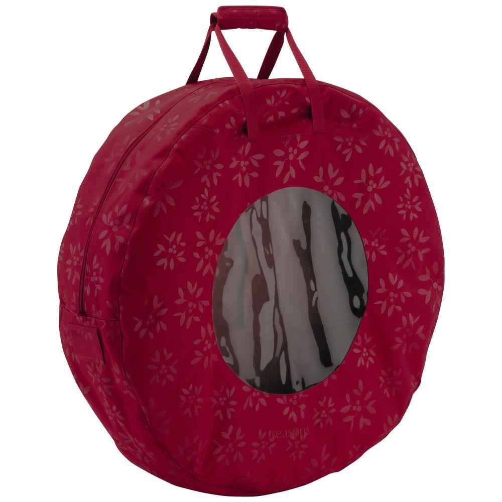 Wreath Storage Christmas Greenery The Home Depot Seasons Wreath Storage Bag Medium