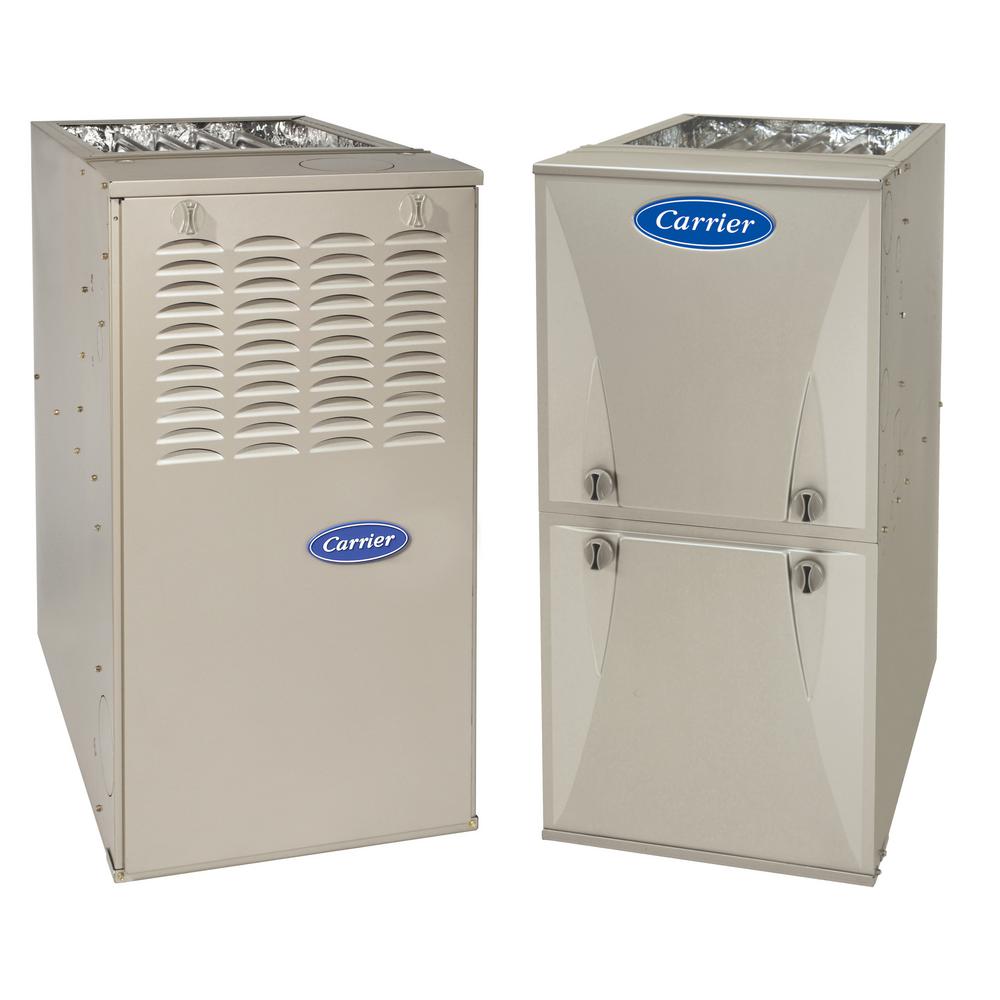 Carrier Forced Air Furnaces Heaters The Home Depot