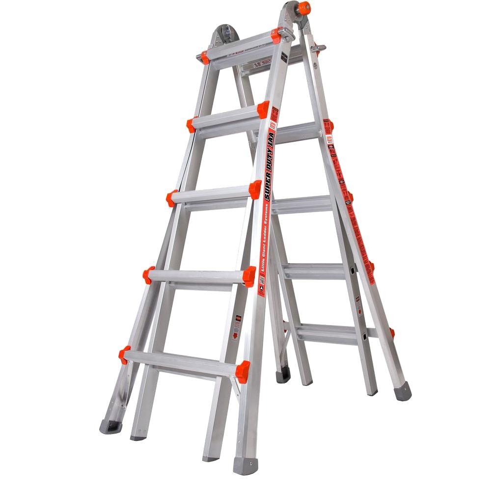 Little Giant Ladder Systems Super Duty 22 Ft Aluminum Multi Position 