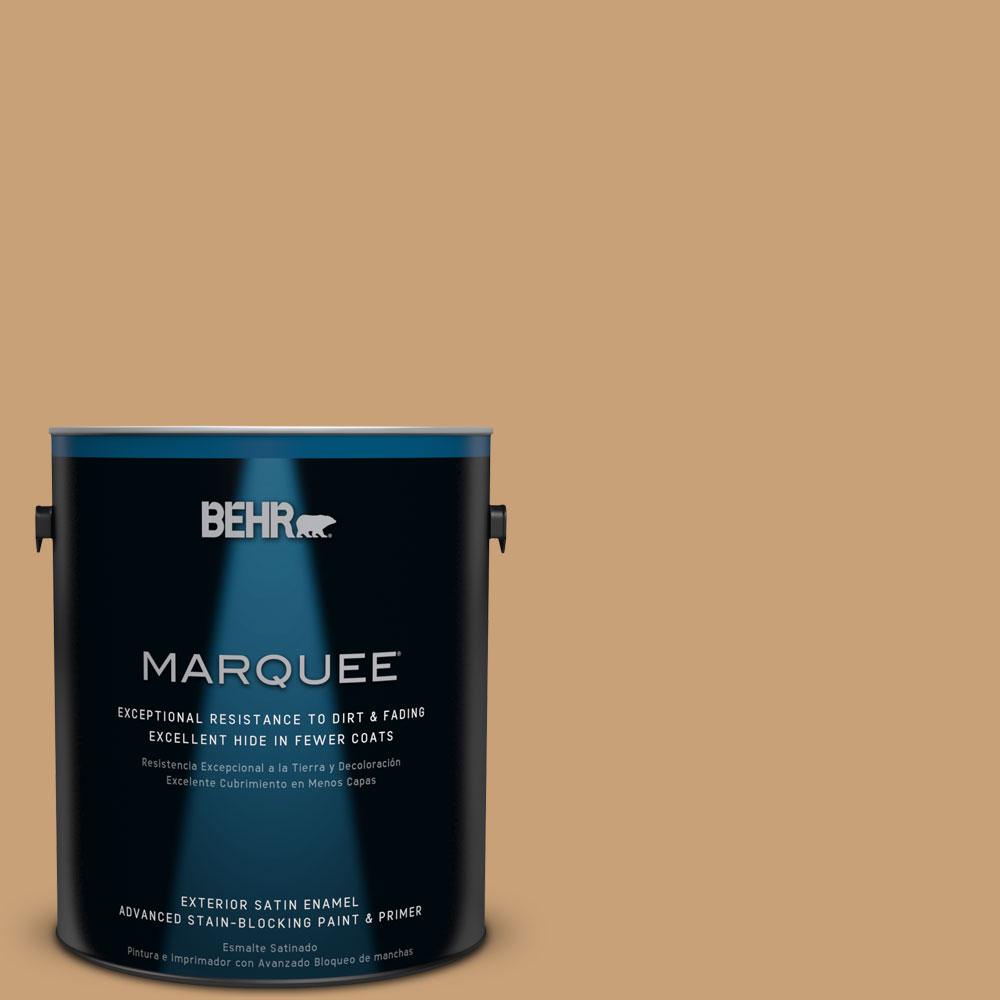 BEHR MARQUEE 1gal. BXC70 Fresh Sawdust Satin Enamel Exterior Paint