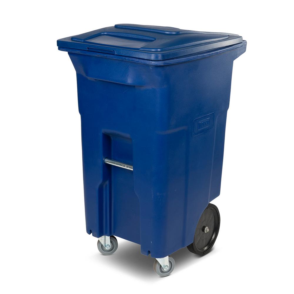 trash can on wheels with lid