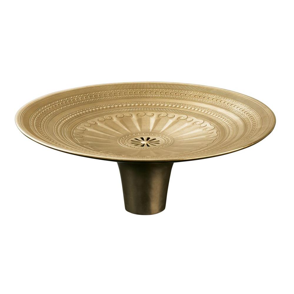 KOHLER Kamala Cast Metal Vessel Sink in Tumbled BronzeK14281TF The