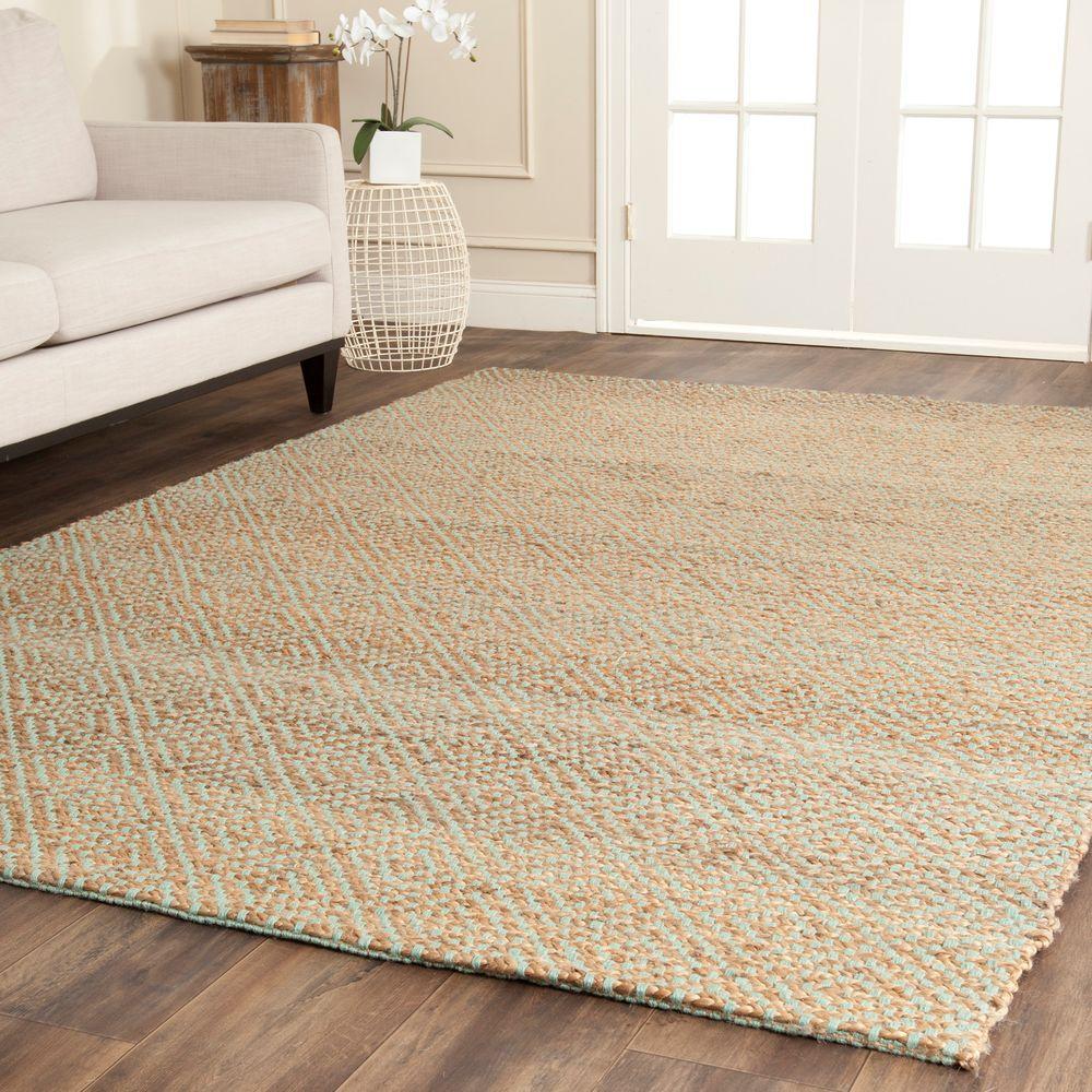 safavieh natural fiber bleach natural area rug 5 ft.x 8 ft