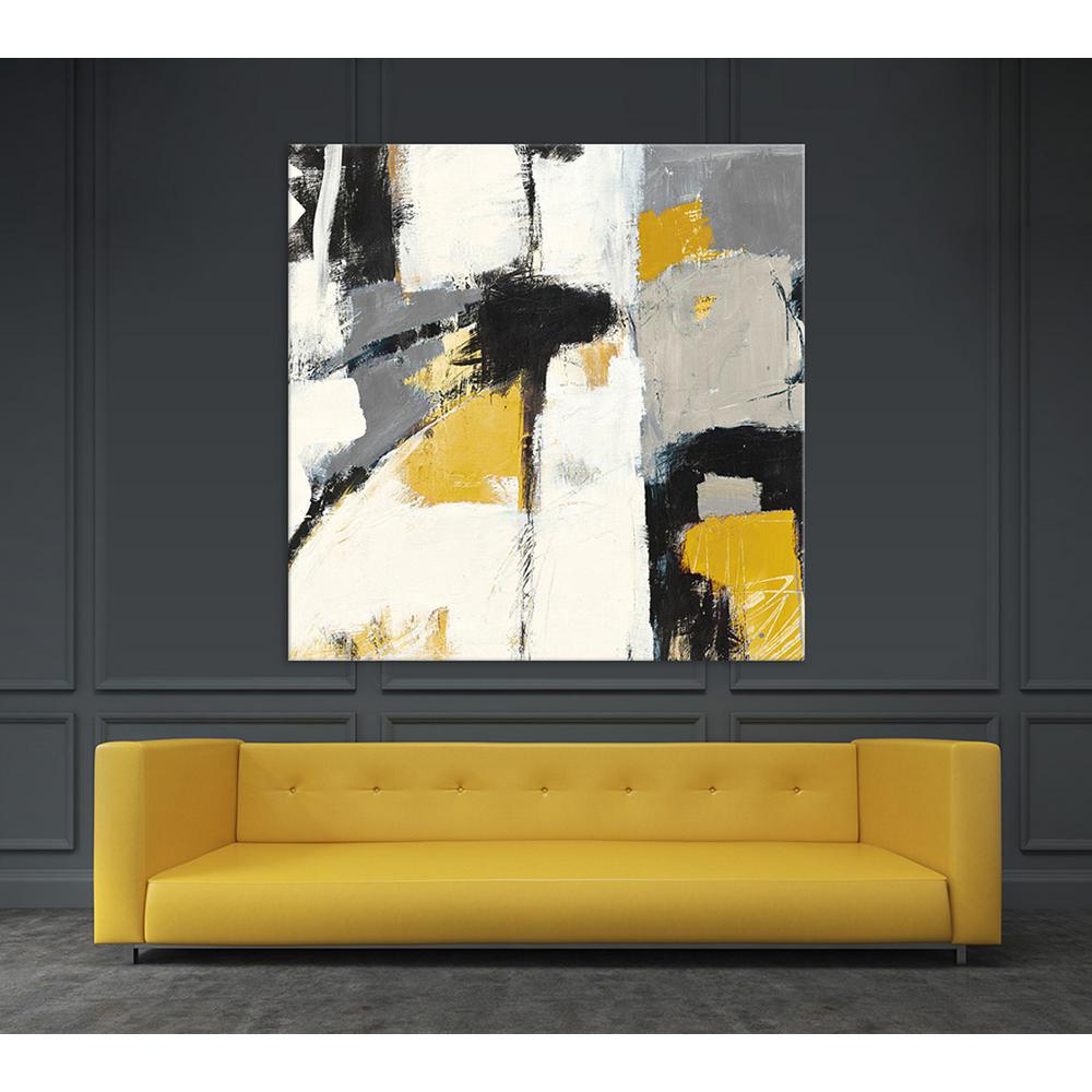 Clicart 54 In X 54 In Yellow Catalina I By Mike Schick Printed