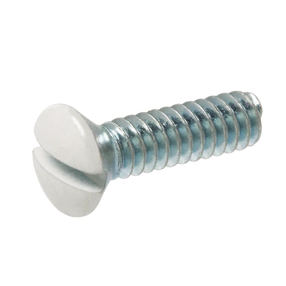 Oval head slotted metric machine screws bolts