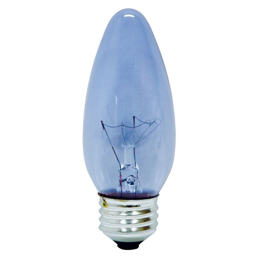 Ge Reveal 40 Watt Incandescent B13 Bc Blunt Tip Decorative Ceiling Ge Reveal 40 Watt Incandescent B13 Bc Blunt Tip Decorative Ceiling Fan Light Bulb