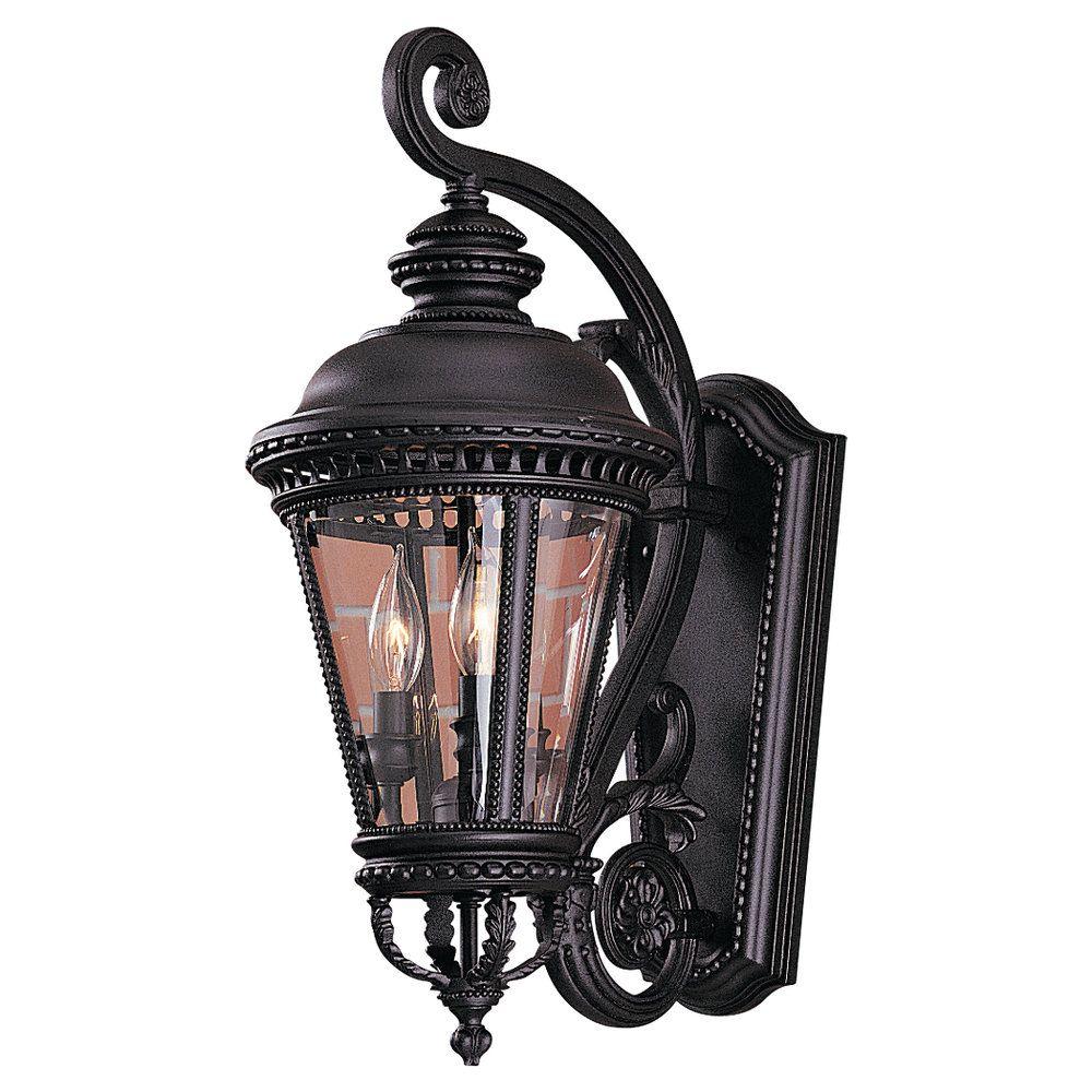 Feiss Castle 3 Light Black Outdoor Wall Lantern Ol1901bk The Home Feiss Castle 3 Light Black Outdoor Wall Lantern