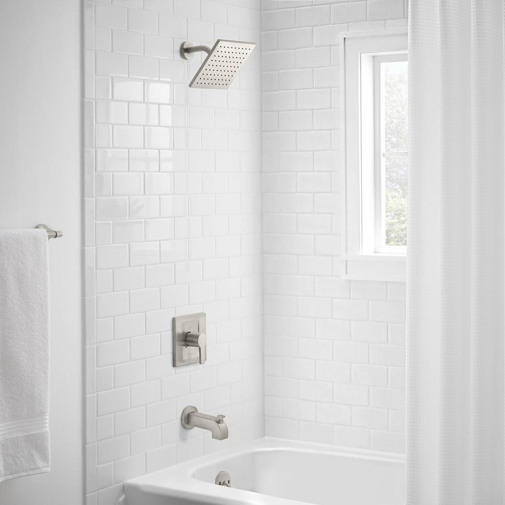 Glacier Bay Modern Single Handle 1 Spray Tub And Shower Faucet In