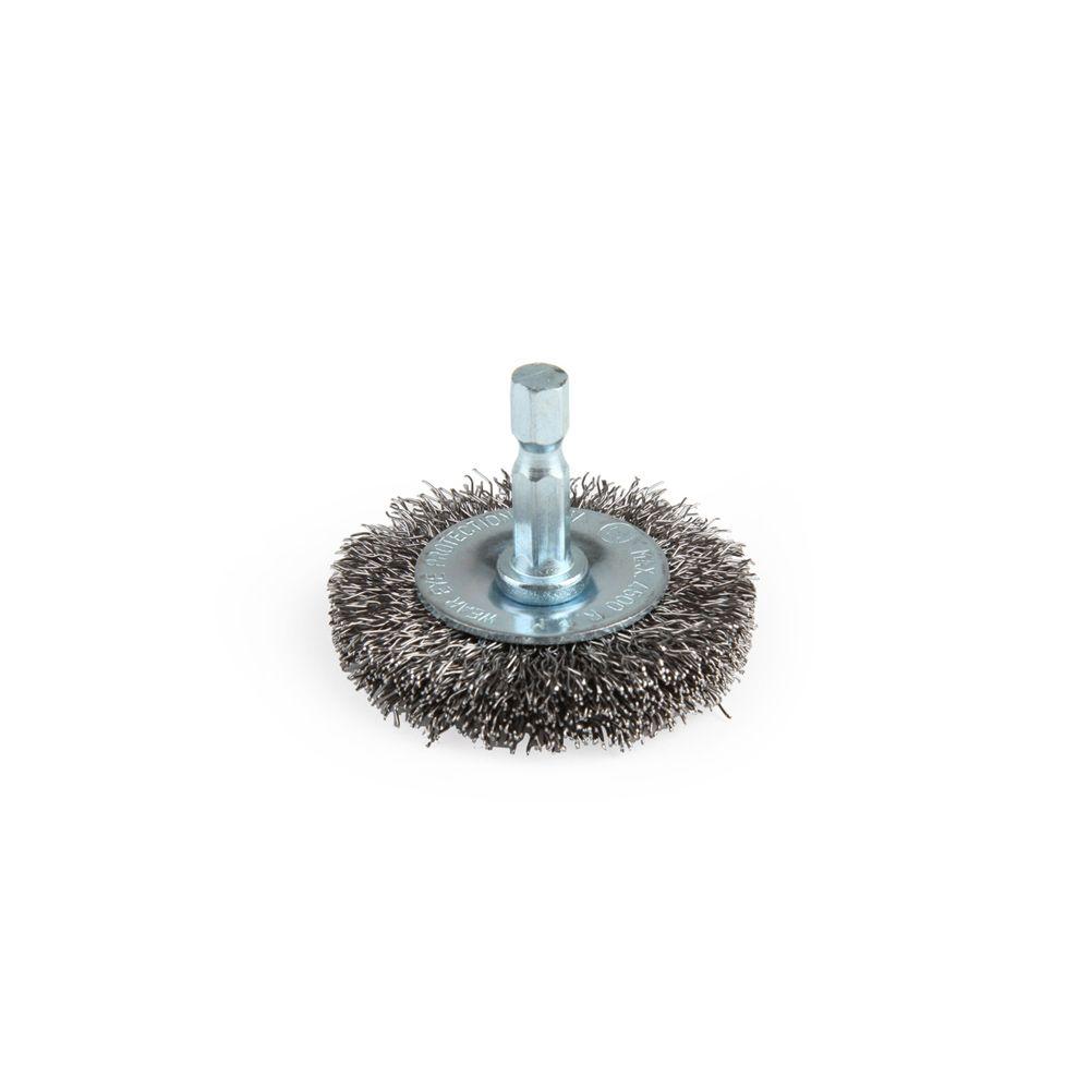 Lincoln Electric 2 in. Circular Coarse Wire Brush-KH276 - The Home Depot