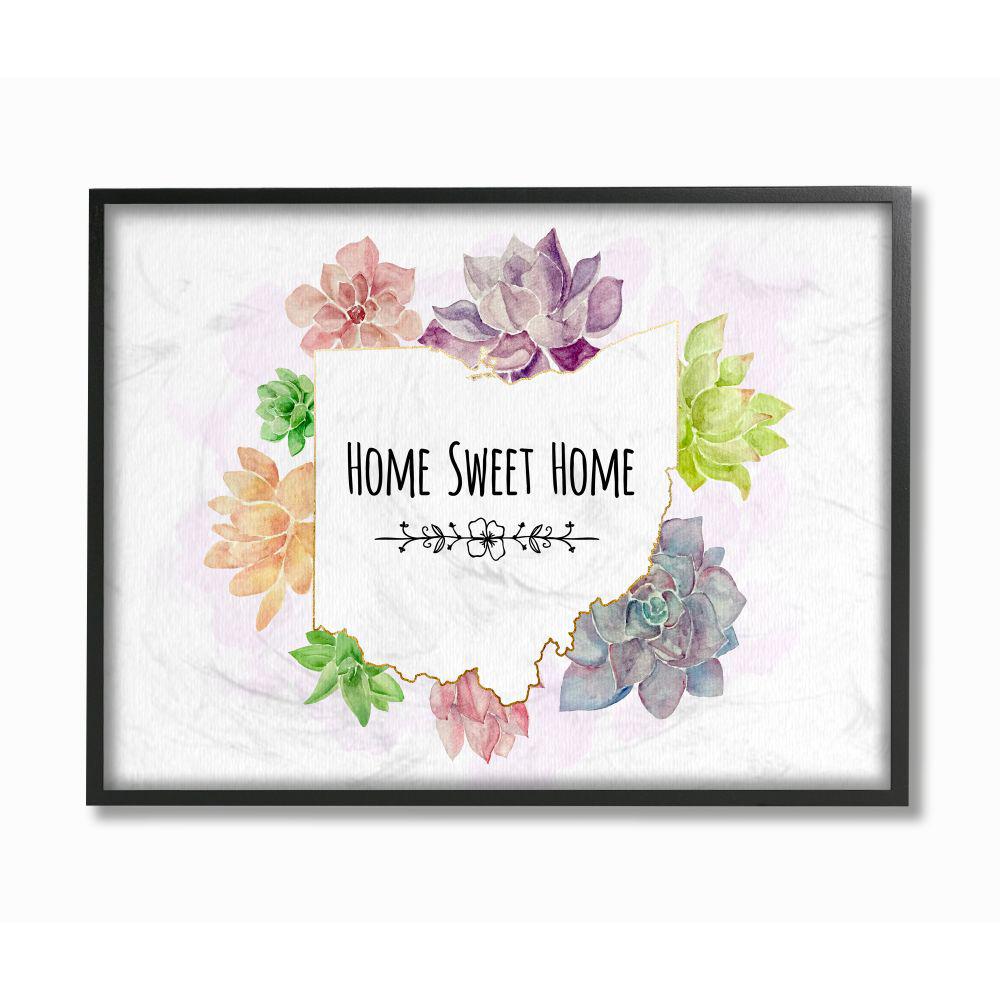 The Stupell Home Decor Collection 11 In X 14 In Ohio State Home