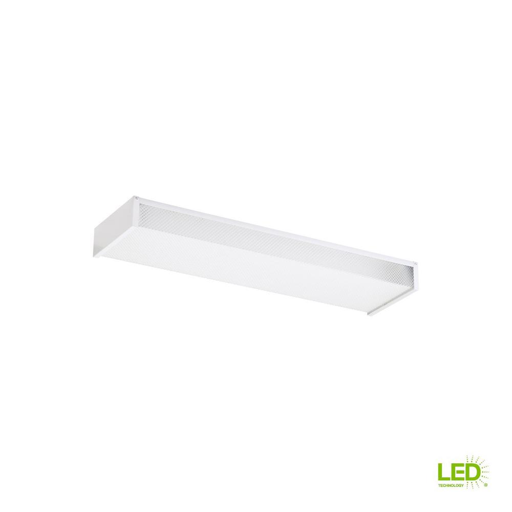 Sea Gull Lighting Drop Lens Led 14 Watt White Integrated Led Flush