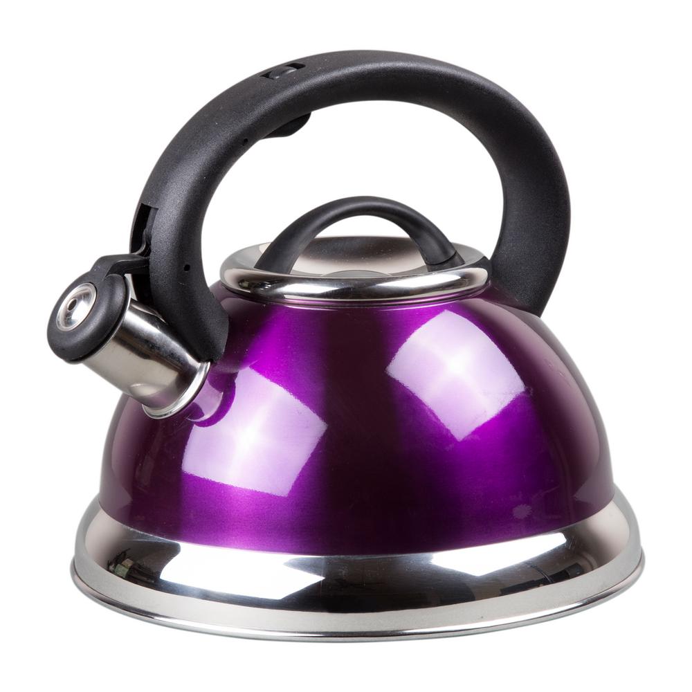 Creative Home Alexa 12-Cup Stovetop Tea Kettle in Purple-77019 - The ...