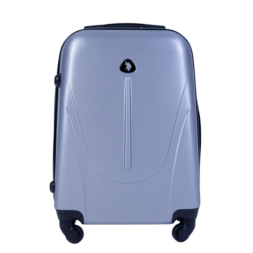 Ful U.S Polo Assn. 21 in. Silver CarryOn Luggage SpinnerABPE5064040