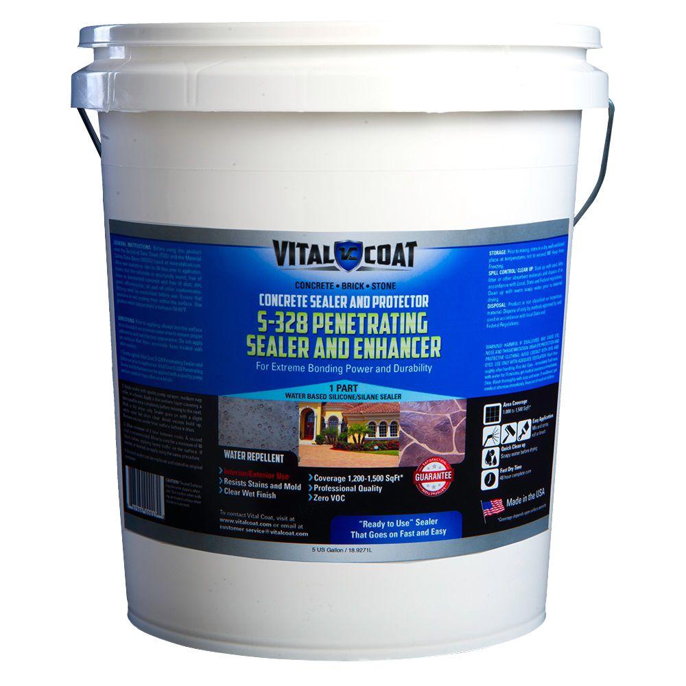VITAL COAT S328 5 Gal. ReadyToUse Water Base Silicon Satin