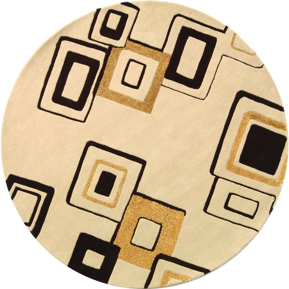Soho Area Rug Simple Rugs Sage Colored Safavieh Soho Beigebrown Ft X Round Area Rug With