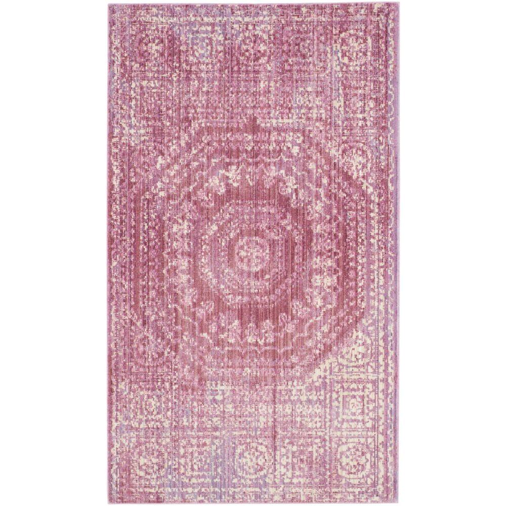 Safavieh Valencia Fuchsia Multi 4 Ft X 6 Area Rug Val205a Valencia Fuchsia Multi 4 Ft X 6 Area Rug